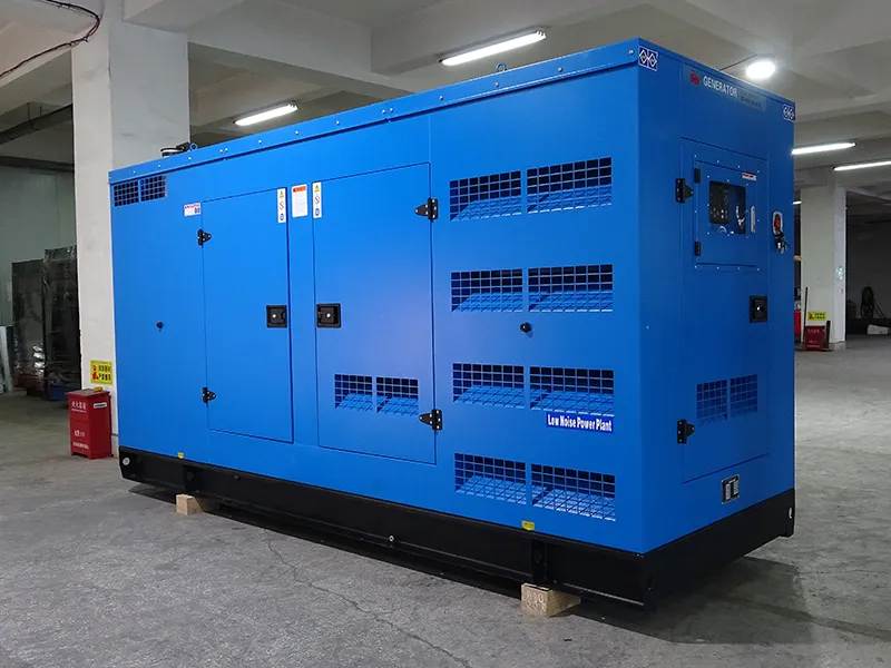 เครื่องกำเนิดไฟฟ้าดีเซลแบบเสียงเงียบ 250kW ส่งออกแอฟริกา