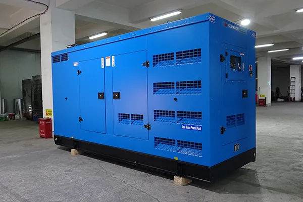 เครื่องกำเนิดไฟฟ้าดีเซลแบบเสียงเงียบ 250kW ส่งออกแอฟริกา