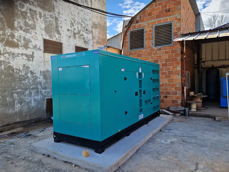 เครื่องกำเนิดไฟฟ้าดีเซลแบบเสียงเงียบ 320kW ส่งออกมาดากัสการ์