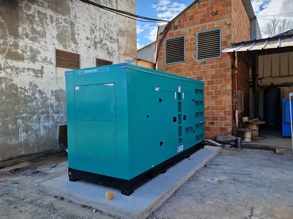 เครื่องกำเนิดไฟฟ้าดีเซลแบบเสียงเงียบ 320kW ส่งออกมาดากัสการ์