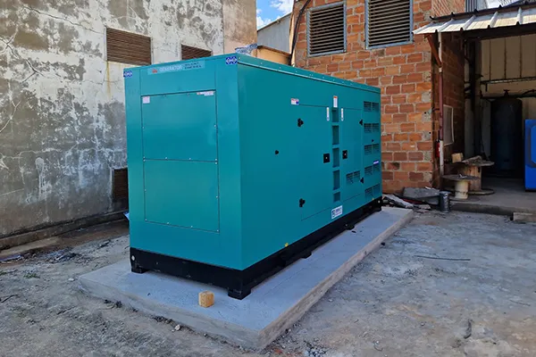 เครื่องกำเนิดไฟฟ้าดีเซลแบบเสียงเงียบ 320kW ส่งออกมาดากัสการ์