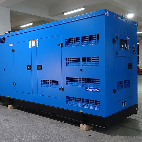 เครื่องกำเนิดไฟฟ้าดีเซลแบบเสียงเงียบ 250kW ส่งออกแอฟริกา