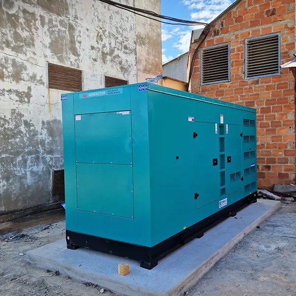 เครื่องกำเนิดไฟฟ้าดีเซลแบบเสียงเงียบ 320kW ส่งออกมาดากัสการ์