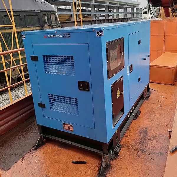 เครื่องกำเนิดไฟฟ้าดีเซลแบบเสียงเงียบ 100kW ส่งออกกายอานา