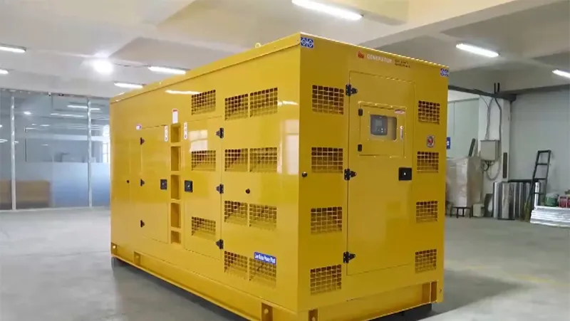 ชุดเครื่องกำเนิดไฟฟ้าดีเซลแบบเสียงเงียบ 400kW ส่งออกปาปัวนิวกินี