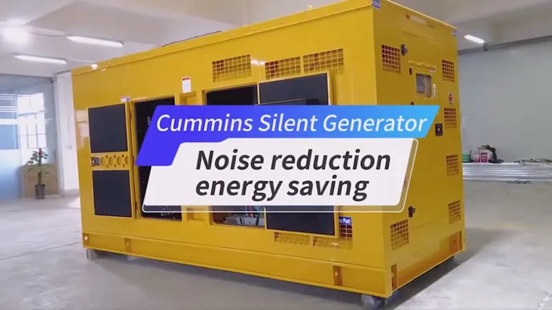 ชุดเครื่องกำเนิดไฟฟ้าดีเซลแบบเสียงเงียบเครื่องยนต์ Cummins 400kW