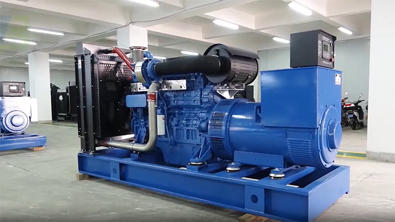 ชุดเครื่องกำเนิดไฟฟ้าดีเซลเครื่องยนต์ Yuchai 400kW สำหรับอุตสาหกรรมการเพาะพันธุ์สัตว์ 