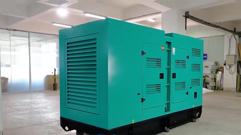 ชุดเครื่องกำเนิดไฟฟ้าดีเซลแบบเสียงเงียบ  Shangchai 180kW 