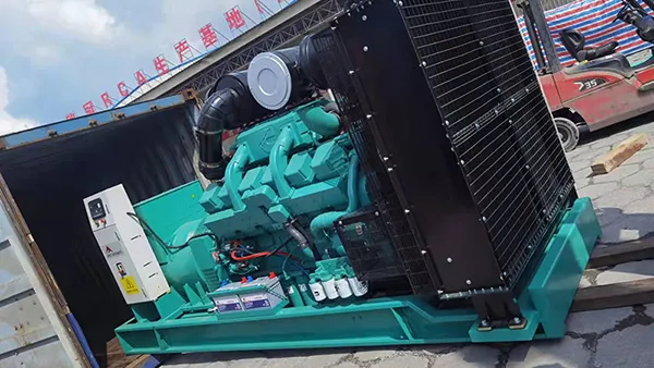 เครื่องกำเนิดไฟฟ้าดีเซลรุ่นเครื่องยนต์ Cummins 800kW ส่งออกซิมบับเว