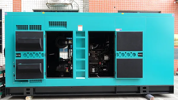 เครื่องกำเนิดไฟฟ้าดีเซลรุ่นเครื่องยนต์ Cummins 350kW ส่งออกลิเบีย