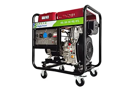 เครื่องกำเนิดไฟฟ้าดีเซล 5kW-8kW แบบเฟรมเปิด ระบายความร้อนด้วยอากาศ (สูบเดี่ยว)