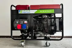 เครื่องกำเนิดไฟฟ้าดีเซลแบบเฟรมเปิดระบายความร้อนด้วยอากาศ ขนาด 10kW-20kW (2 สูบ)