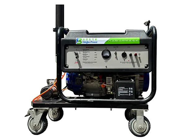 หอไฟเคลื่อนที่พร้อมเครื่องกำเนิดไฟฟ้าพลังงานเบนซินขนาด 5kW