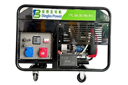 เครื่องกำเนิดไฟฟ้าเบนซินแบบเปิดโครงระบายความร้อนด้วยอากาศ (2 สูบ)  10kW-20kW