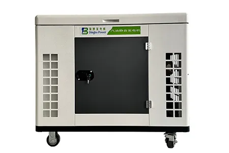 เครื่องกำเนิดไฟฟ้าเบนซินแบบเงียบระบายความร้อนด้วยอากาศ 10kW–20kW (เครื่องยนต์ 2 สูบ)
