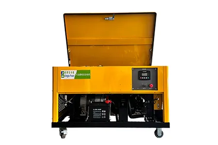 เครื่องกำเนิดไฟฟ้าเบนซินแบบเงียบ ระบายความร้อนด้วยน้ำ (เครื่องยนต์สี่สูบ) 15kW-40kW